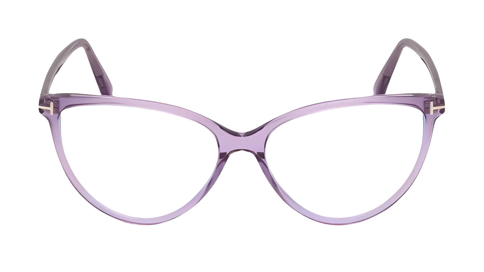 Tom Ford FT5743-B - Shiny Transparent Lilac/ Shiny Palladium
