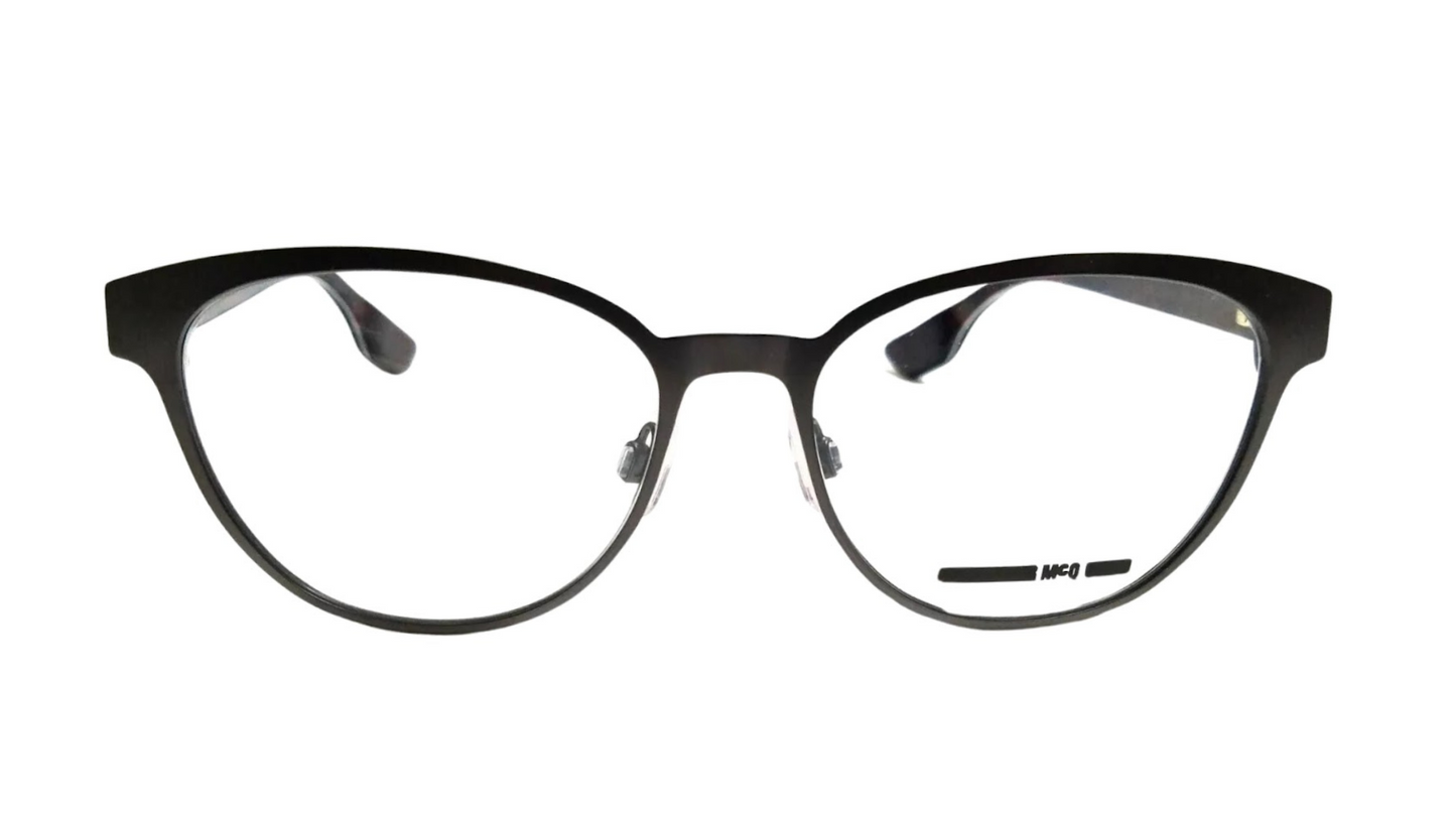 McQ by Alexander McQueen MQ 0046O - Ruthenium Havana