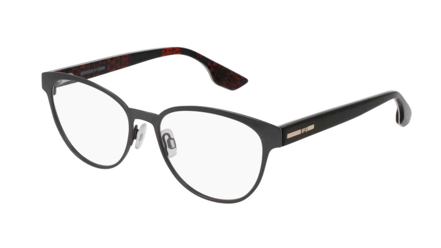 McQ by Alexander McQueen MQ 0046O - Ruthenium Havana