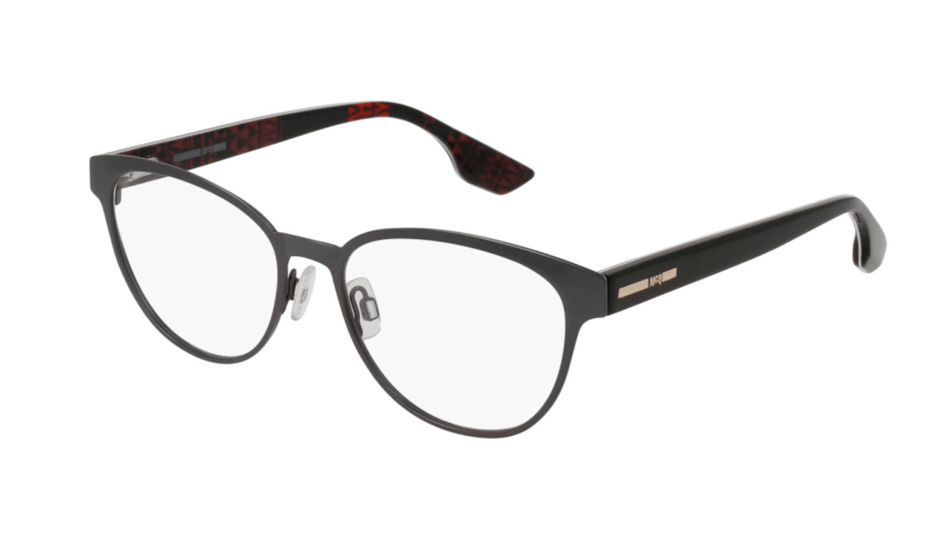 McQ by Alexander McQueen MQ 0046O - Ruthenium Havana