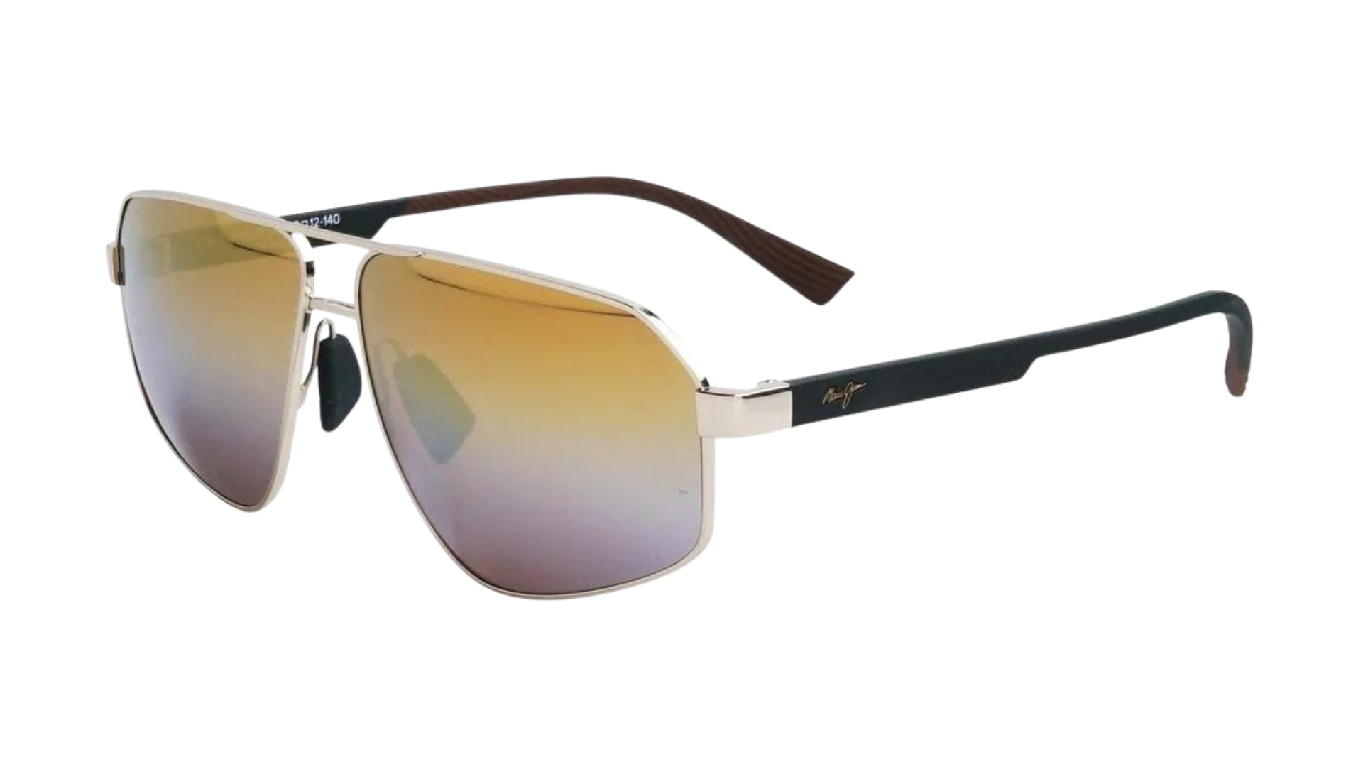 Maui Jim MJ620 - Shiny Gold with Green (16) side
