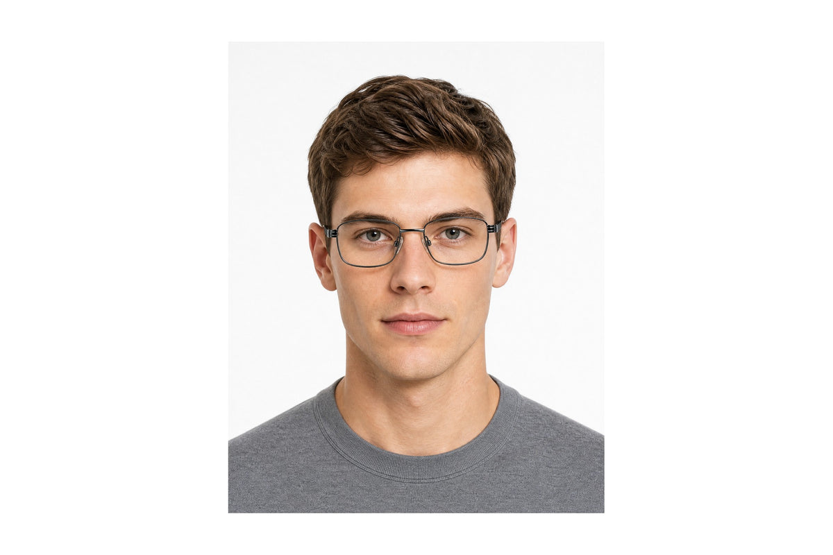 Gravity Eyeglasses Matte Gunmetal/Black side
