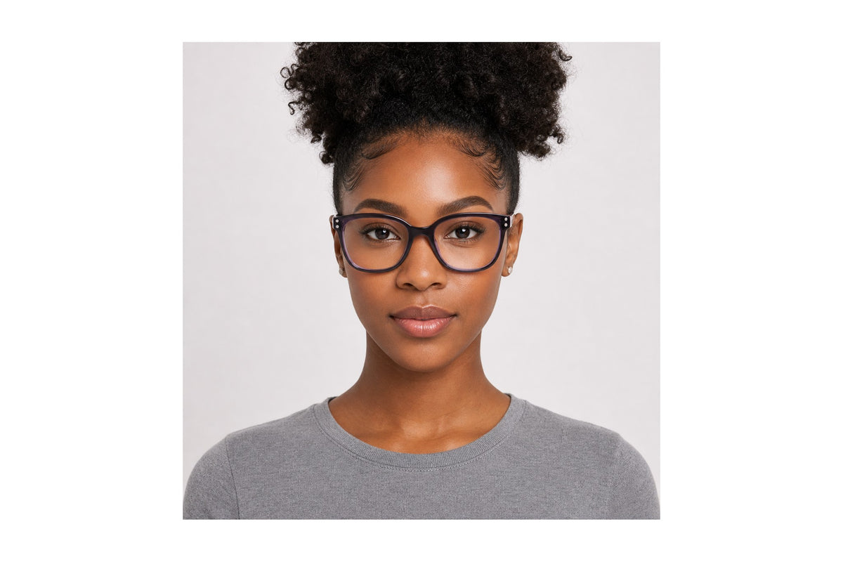 Advice Eyeglasses Black/Purple side