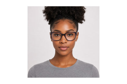 Advice Eyeglasses Black/Purple side