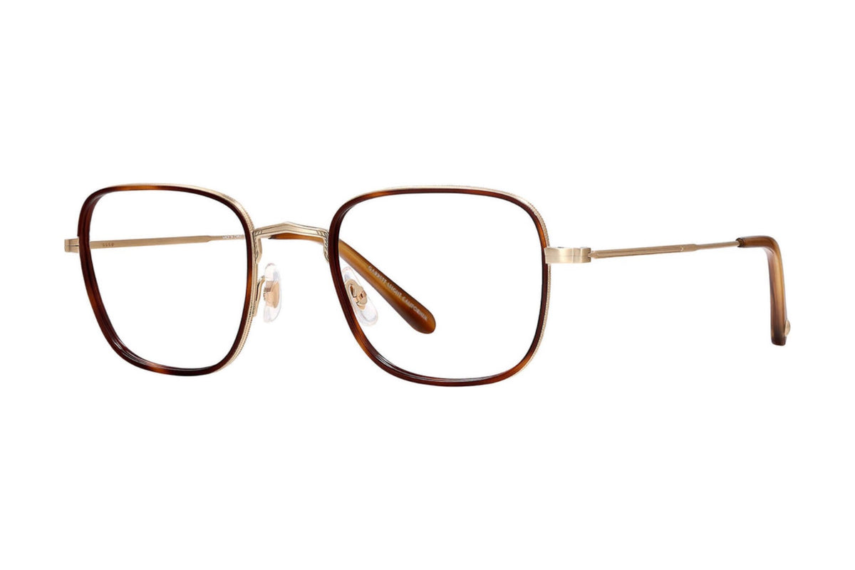 Garrett Leight PRESTON Small / Marigold Tortoise-Gold-True Demi (MGT-G-TD) side