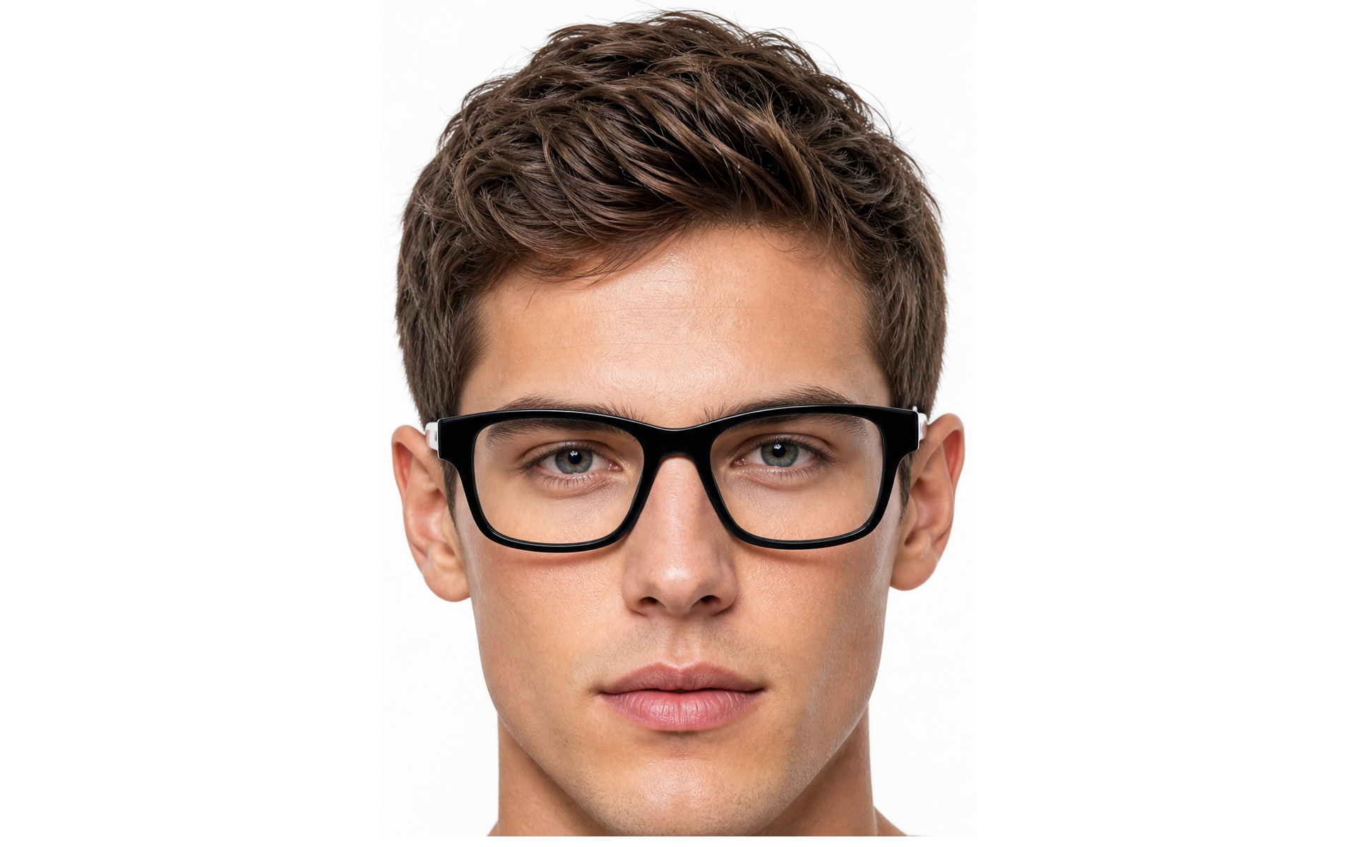 Slick Eyeglasses - Black / 49-17-135 lifestyle