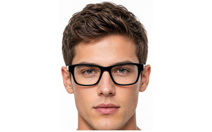Slick Eyeglasses - Black / 49-17-135 lifestyle