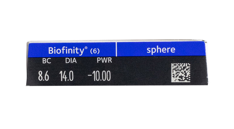 Biofinity 6pk Powers