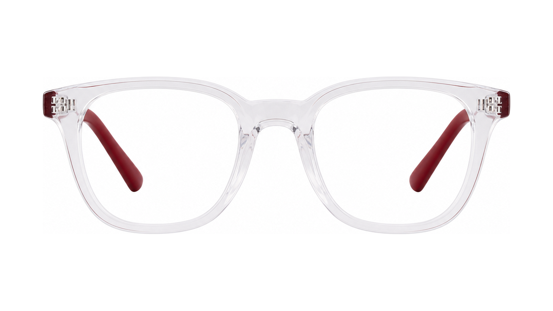 Confide Eyeglasses - Crystal/Red
