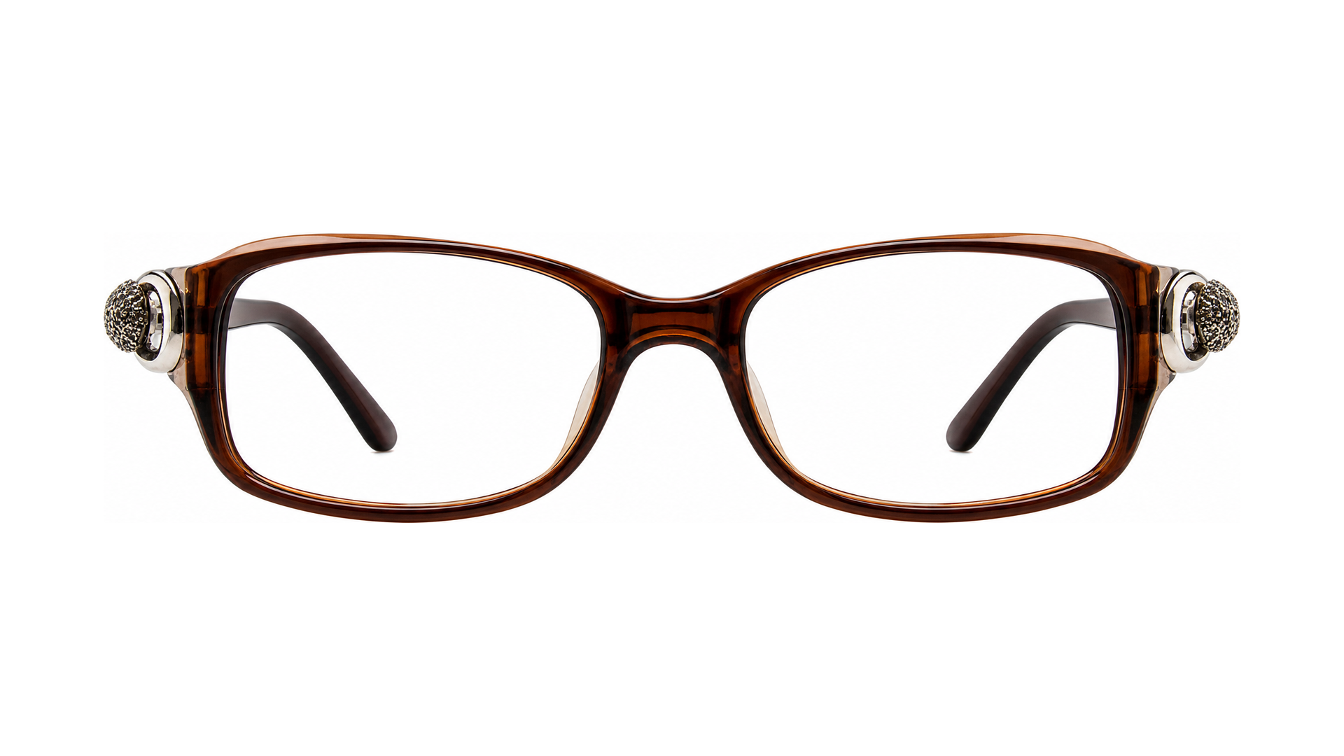 Dee Eyeglasses - Brown/Crystal
