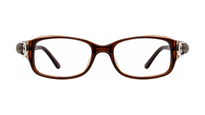 Dee Eyeglasses - Brown/Crystal