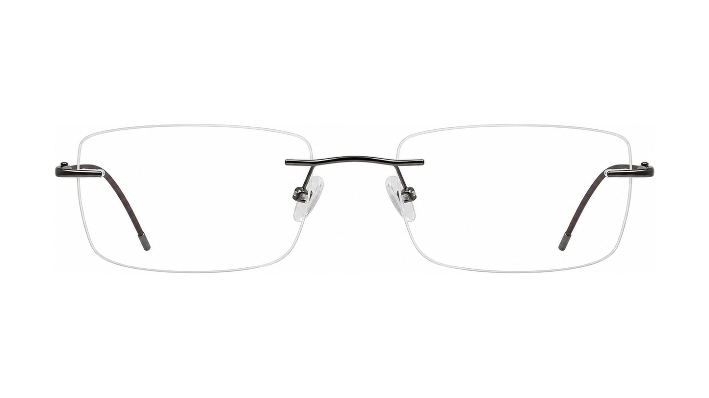 Congress Eyeglasses - Gunmetal/Brown