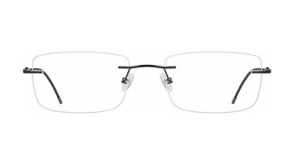 Congress Eyeglasses - Gunmetal/Brown