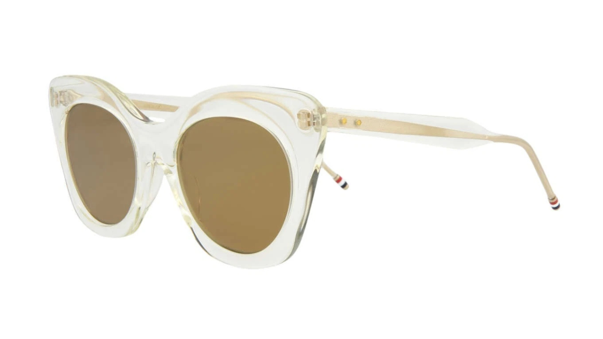 Thom Browne TB508 - Crystal Clear (CCLR52AF) side
