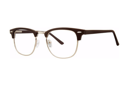 Classic Eyeglasses Brown Matte/Gold