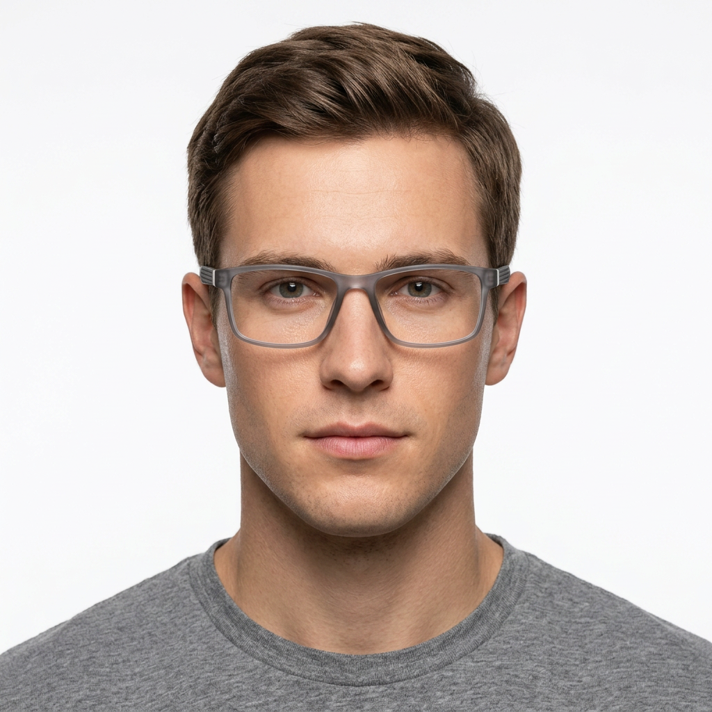 Advocate Eyeglasses - Grey Matte/Charcoal lifestyle