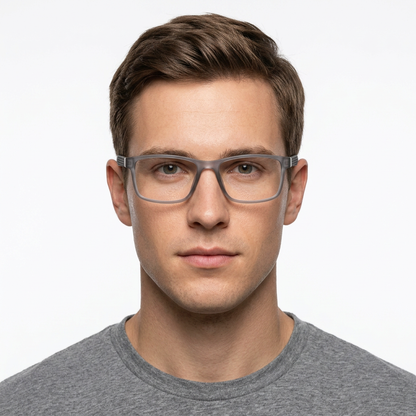 Advocate Eyeglasses - Grey Matte/Charcoal lifestyle