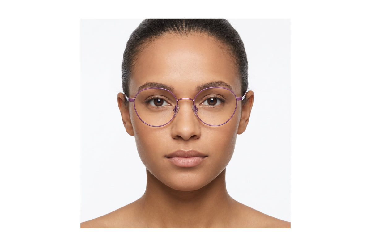 Addison Eyeglasses Purple side