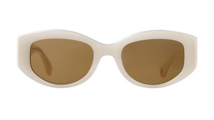 Garrett Leight RETRO BIGGIE - Ecru (ECRU/MAG)