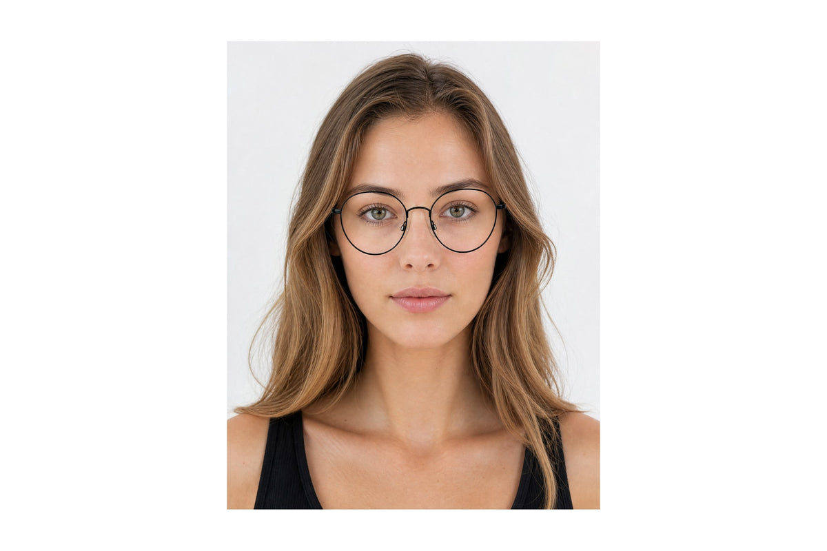 Addison Eyeglasses Black side
