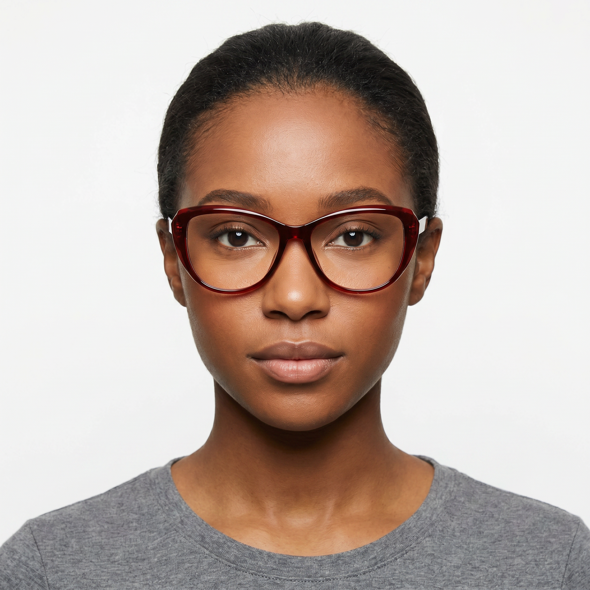 Balmy Eyeglasses - Burgundy/Burgundy Crystal lifestyle