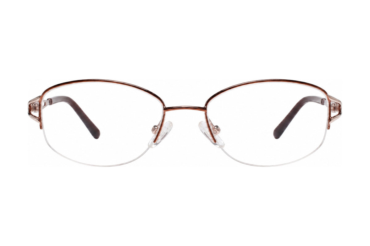 Natasha Eyeglasses Brown/Gold