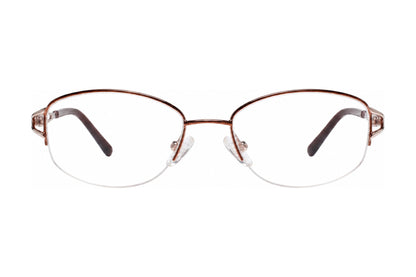 Natasha Eyeglasses Brown/Gold