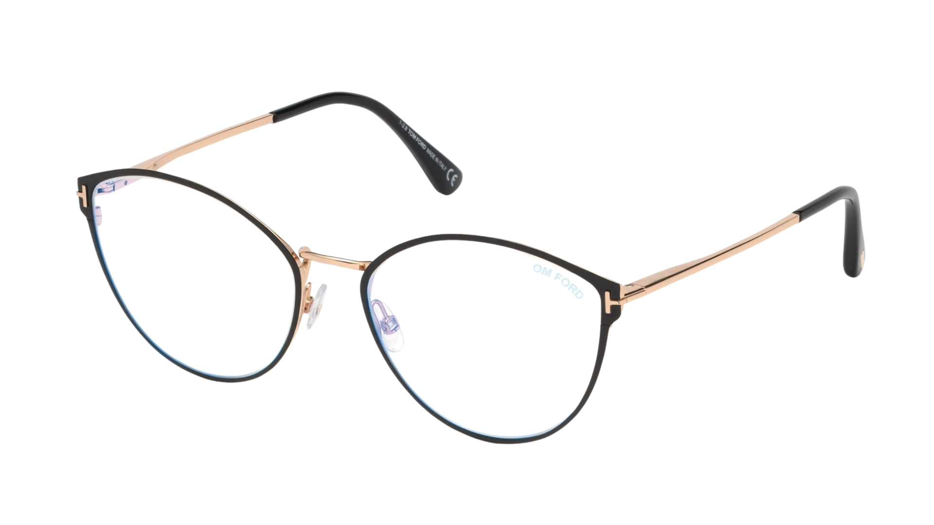 Tom Ford FT5573-B - Black/Rose Gold (005) side