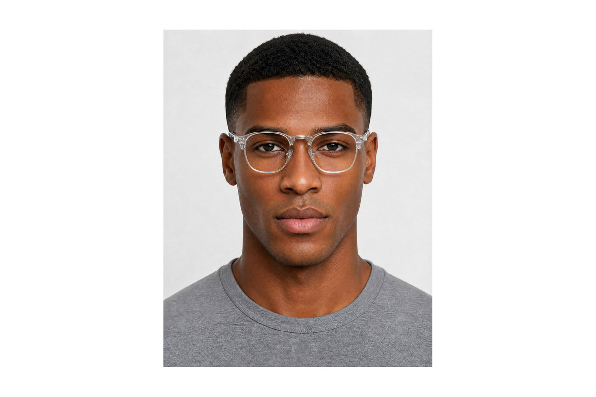 Classic Eyeglasses Crystal/Silver side