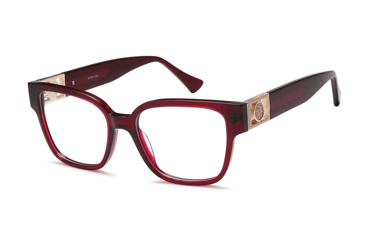 Di Caprio DC381 Medium / BURGUNDY