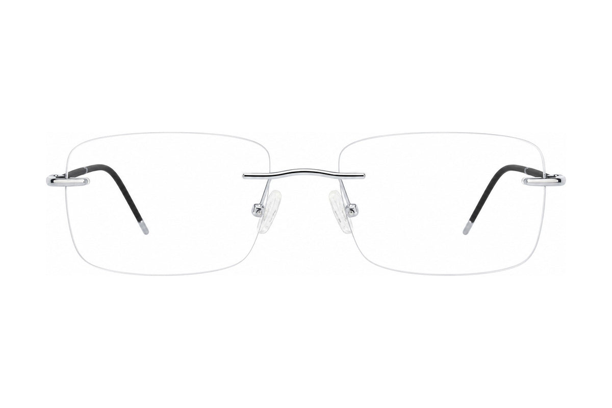 Congress Eyeglasses Silver/Black