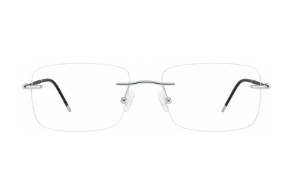 Congress Eyeglasses Silver/Black