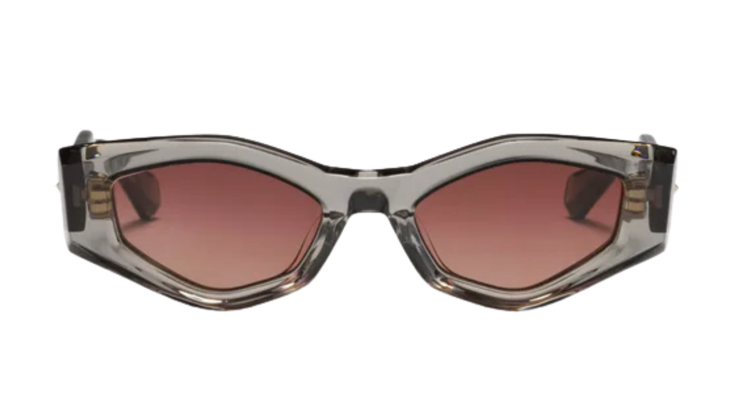 Valentino V-TRE-VLS-101C-51 - Translucent Grey/White Gold (GRY-GLD)