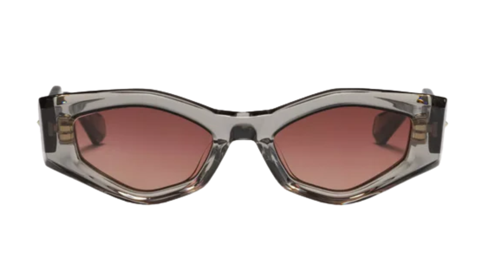 Valentino V-TRE-VLS-101C-51 - Translucent Grey/White Gold (GRY-GLD)