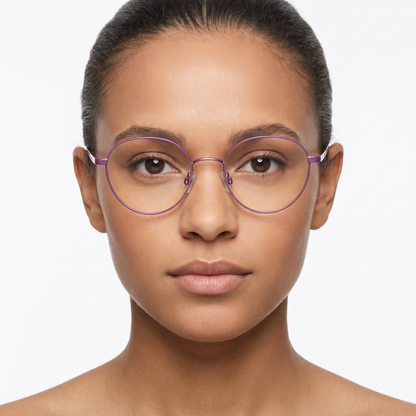 Addison Eyeglasses - Purple lifestyle