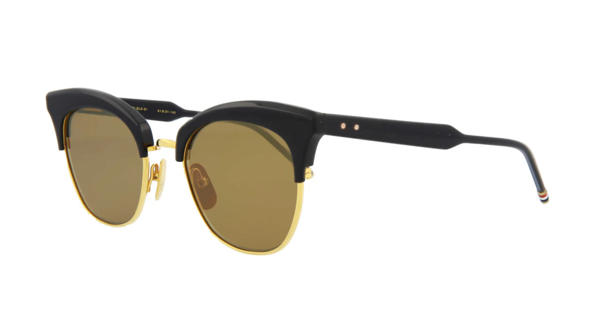 Thom Browne TB507 - Navy Gold (CTNVYGLD51) side