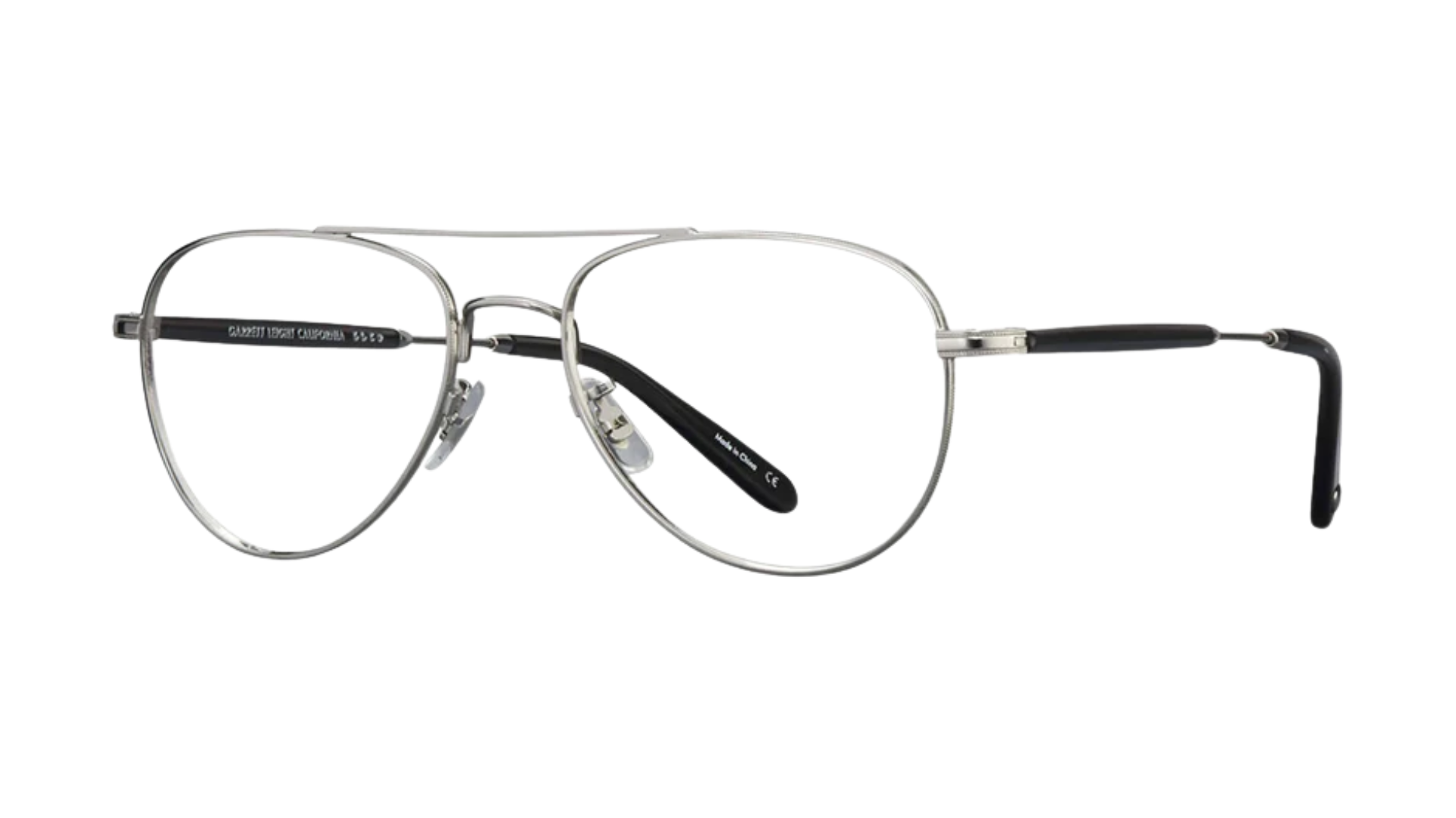 Garrett Leight LINNIE - Silver-Grey Crystal (SV-GCR) side