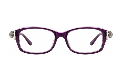 Dee Eyeglasses Plum/Crystal