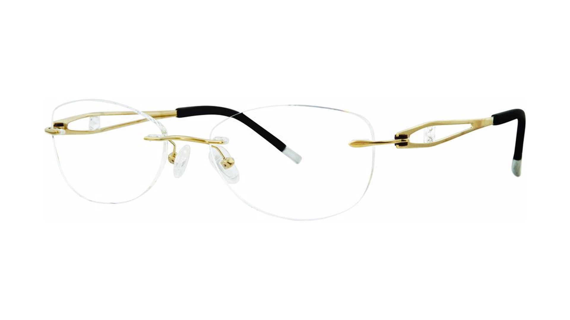 Etiquette Eyeglasses - Gold angle