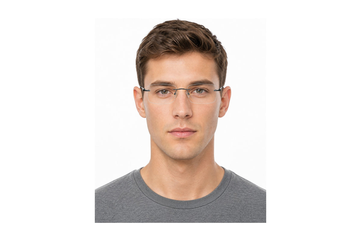 Congress Eyeglasses Gunmetal/Brown side