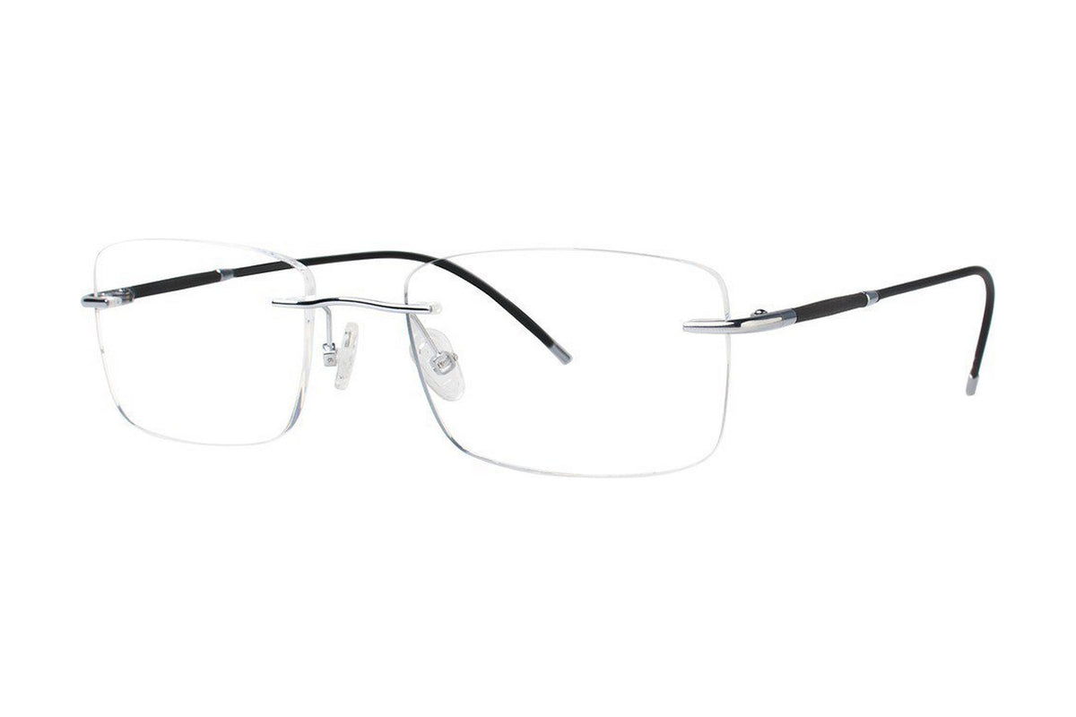 Congress Eyeglasses Silver/Black