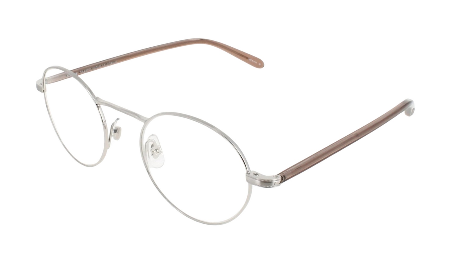 Garrett Leight PENMAR - Brushed Silver-Desert Rose (BS-DER) side