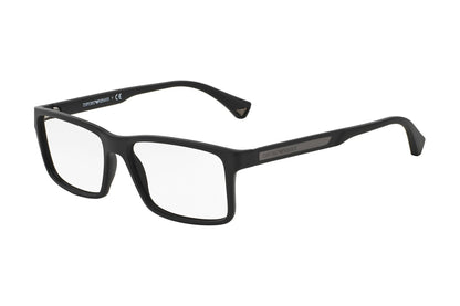 Emporio Armani EA3038 Black (5063) three quarter