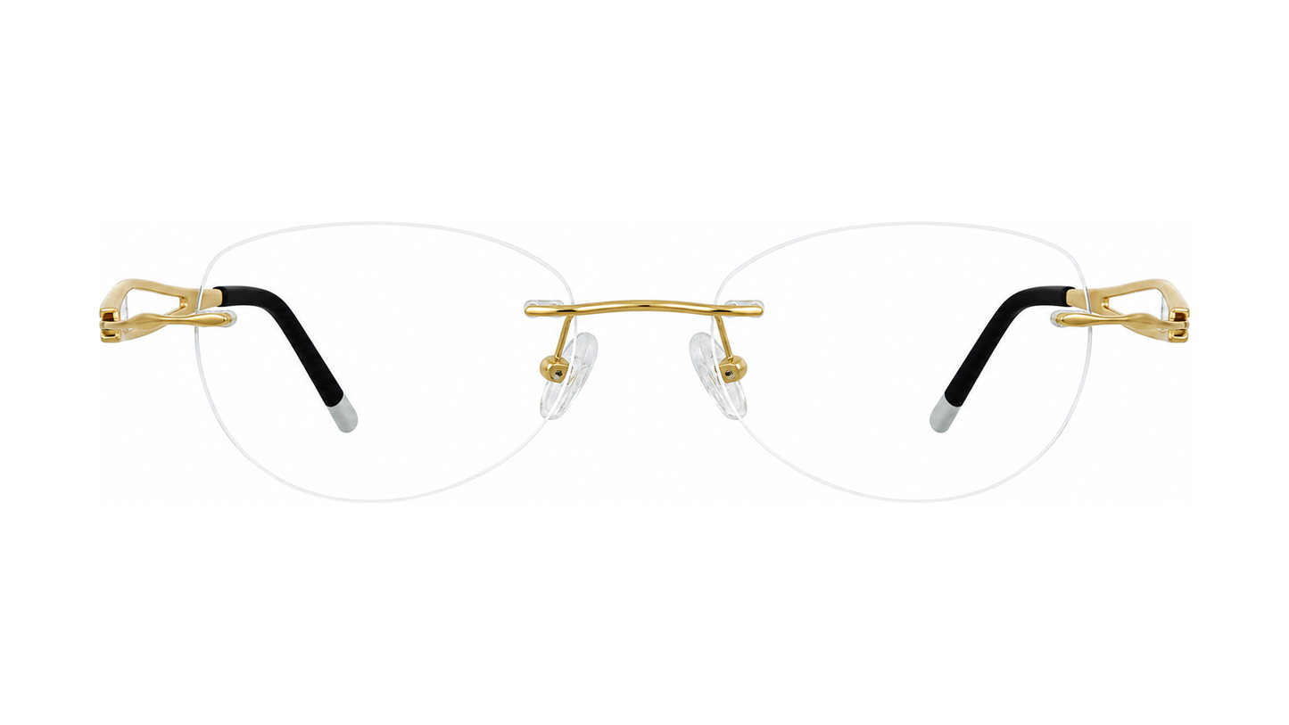 Etiquette Eyeglasses - Gold