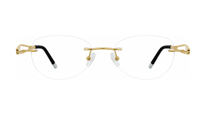 Etiquette Eyeglasses - Gold
