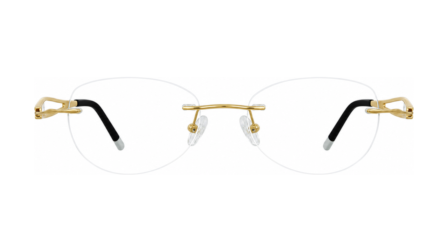 Etiquette Eyeglasses - Gold