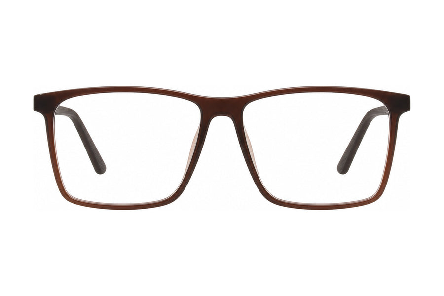 Elwood Eyeglasses Brown Matte