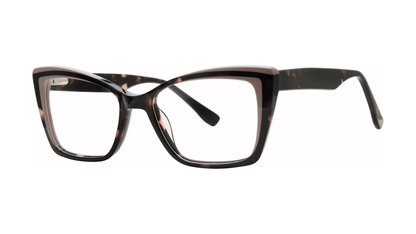 Annette Eyeglasses - Tortoise/Taupe angle