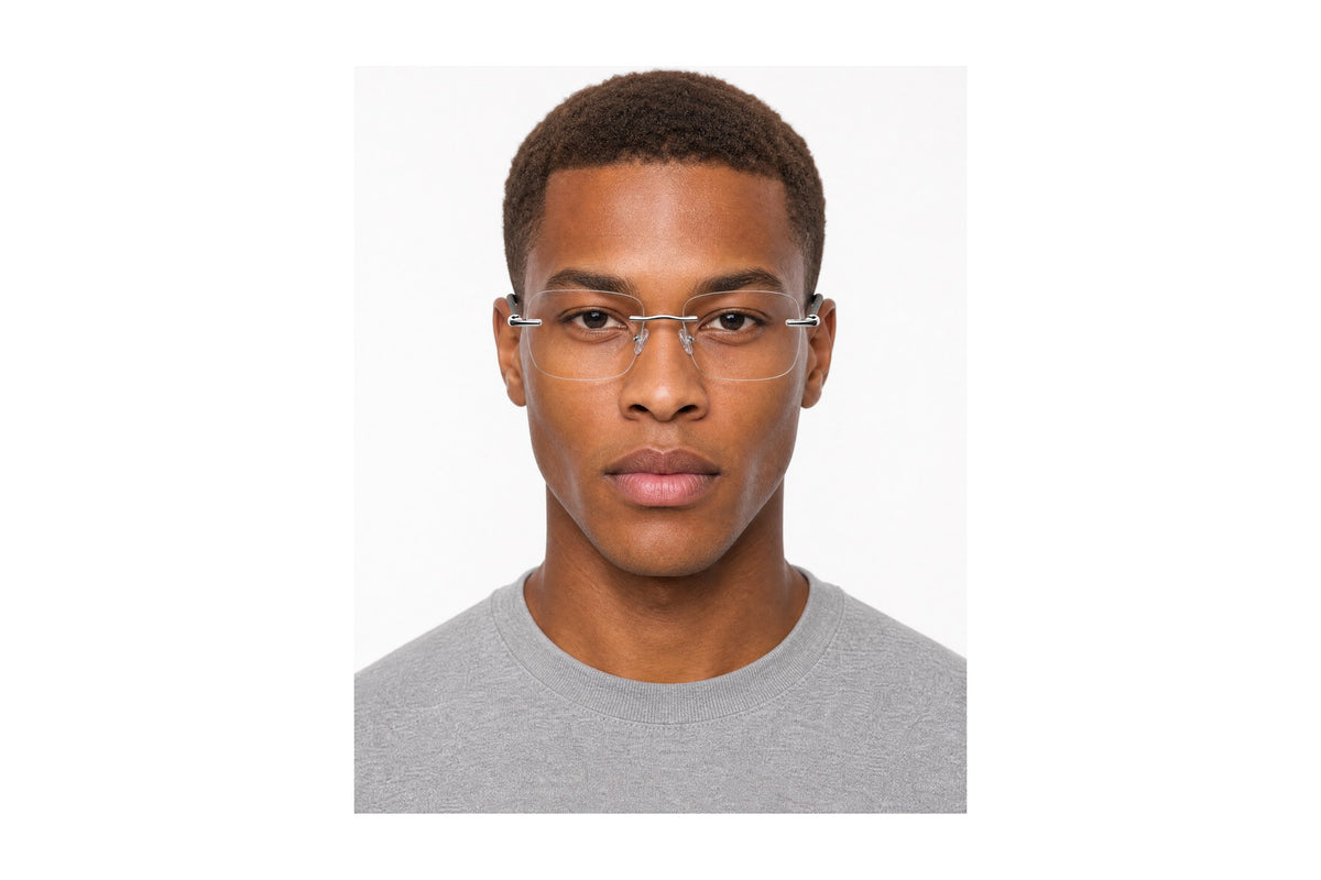 Congress Eyeglasses Silver/Black side