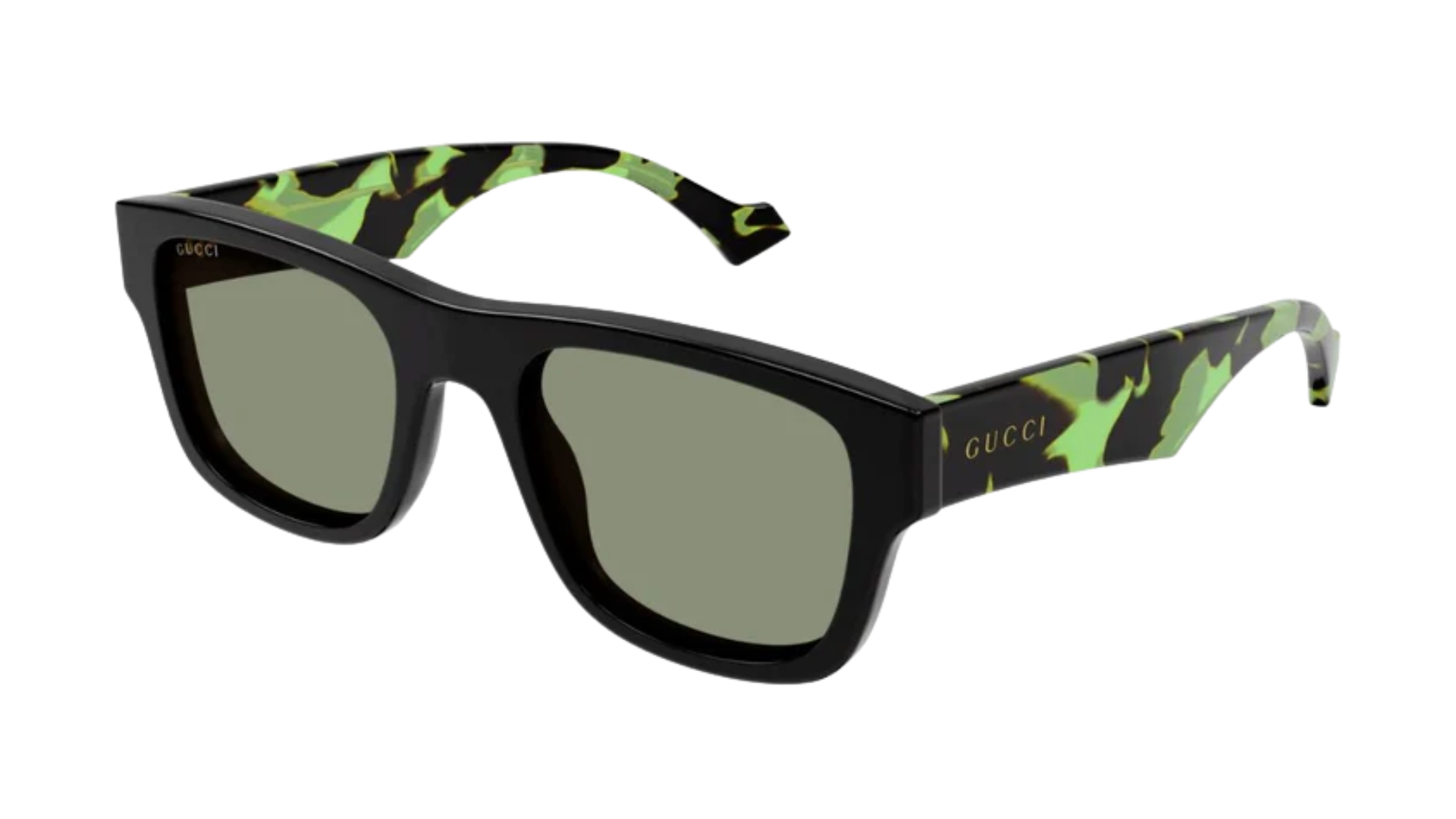 Gucci GG1427S - Black/ Green Tortoise (005) side